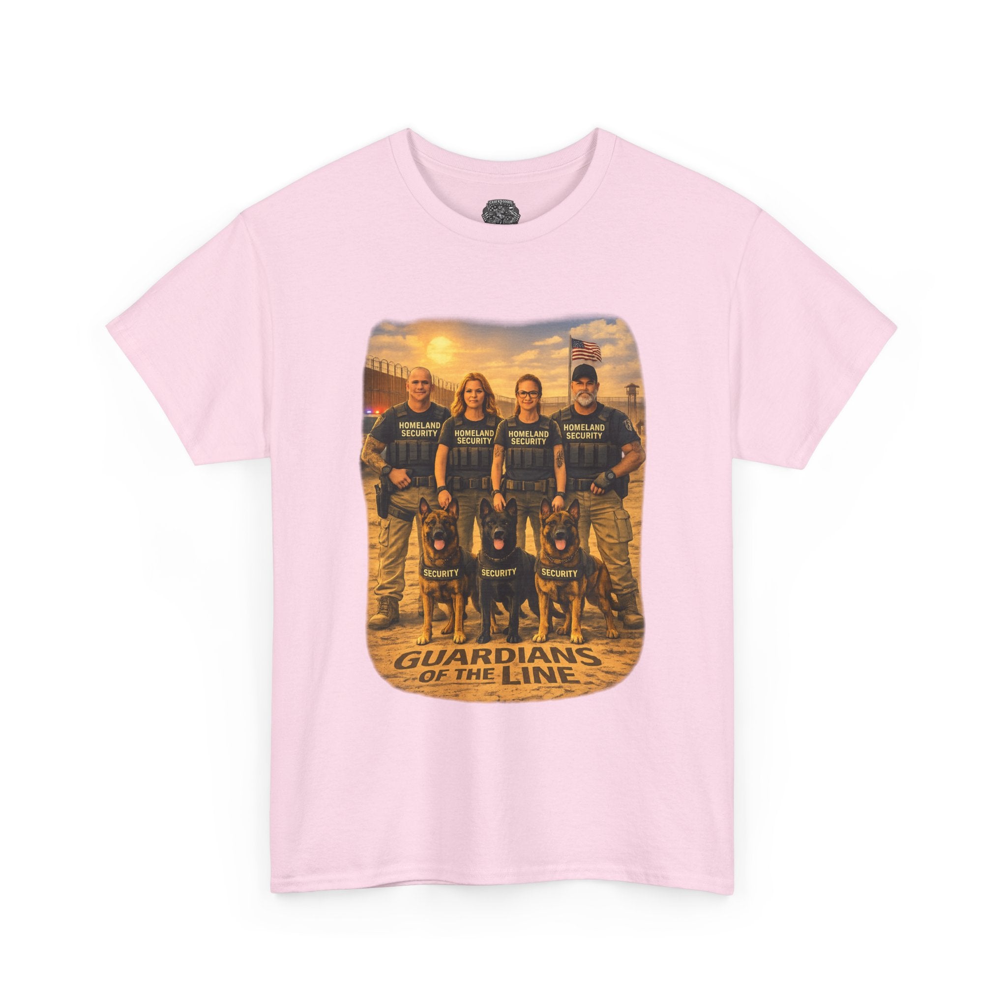 Guardians of the Line Tee – Vintage Military Tribute Graphic T-Shirt