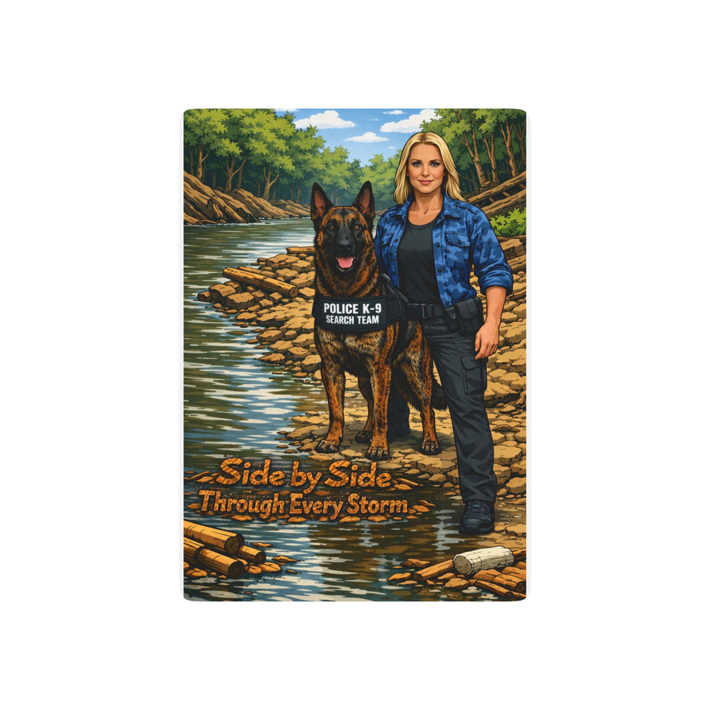 K-9 Handler Poker Playing Cards - "Side by Side Through Every Storm"