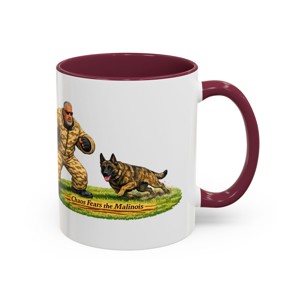 Belgian Malinois Coffee Mug — "Nothing Fears the Malinois" Dog Lover Gift (11oz/15oz)