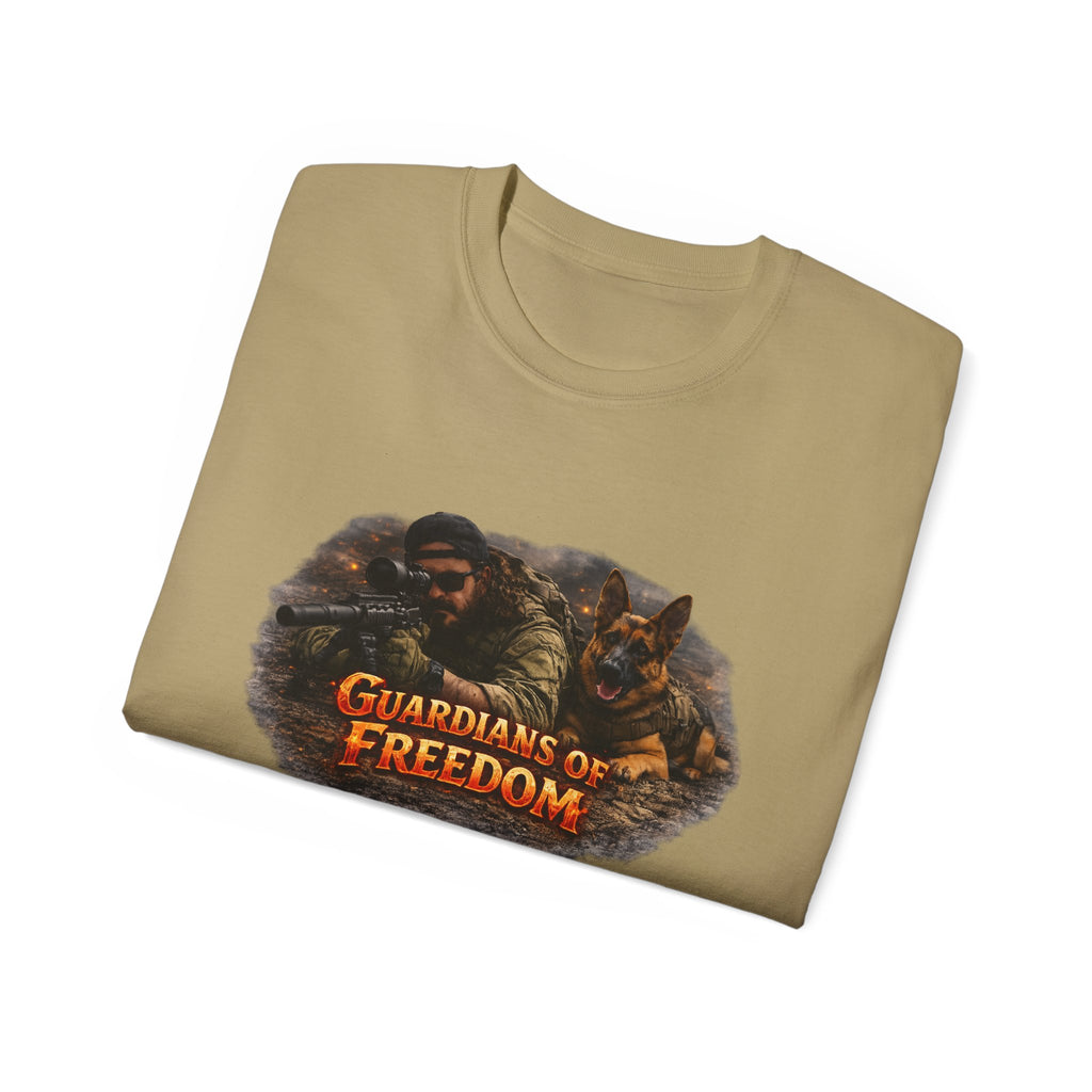 Guardians of Freedom T-Shirt — Patriotic Soldier Graphic Tee