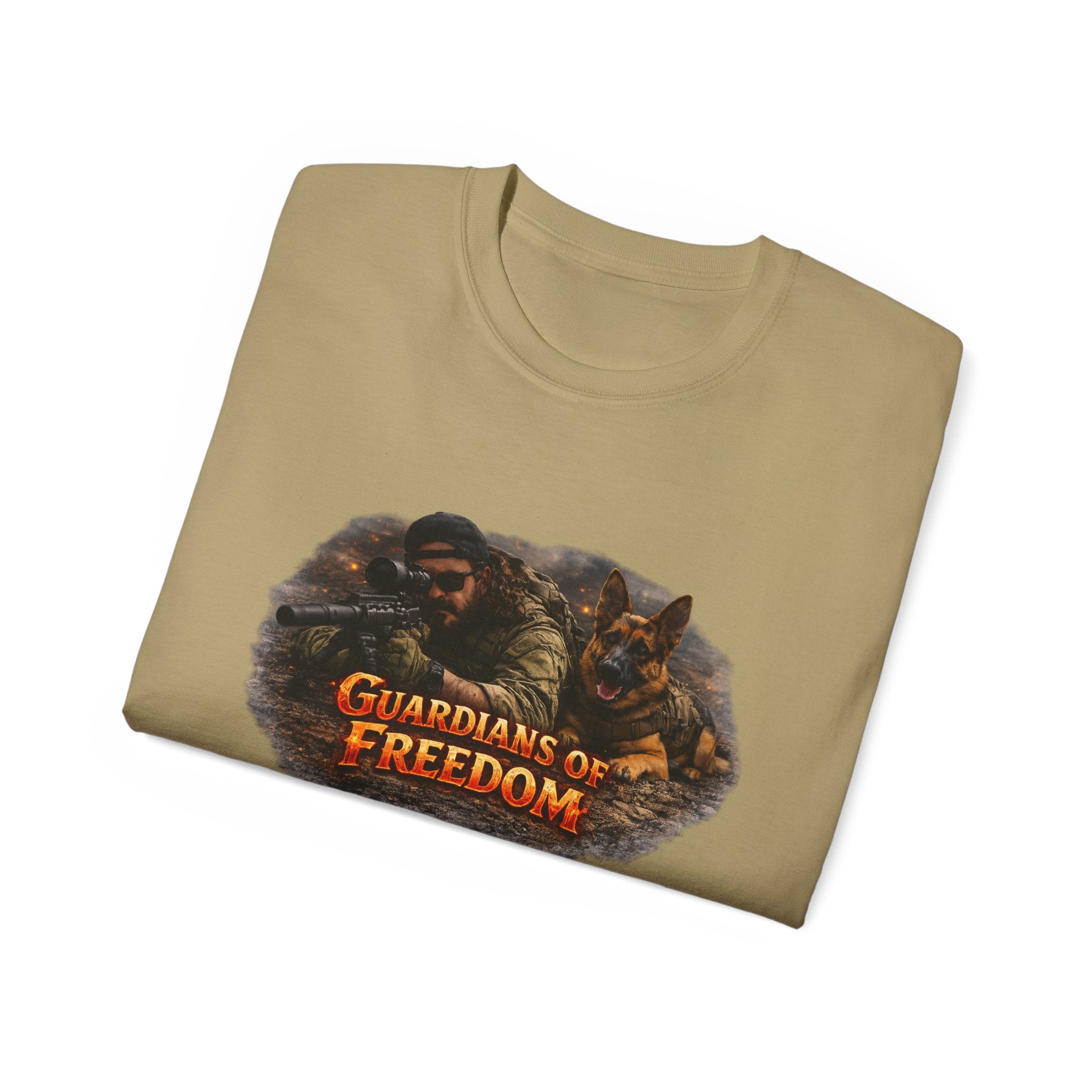 Guardians of Freedom T-Shirt — Patriotic Soldier Graphic Tee