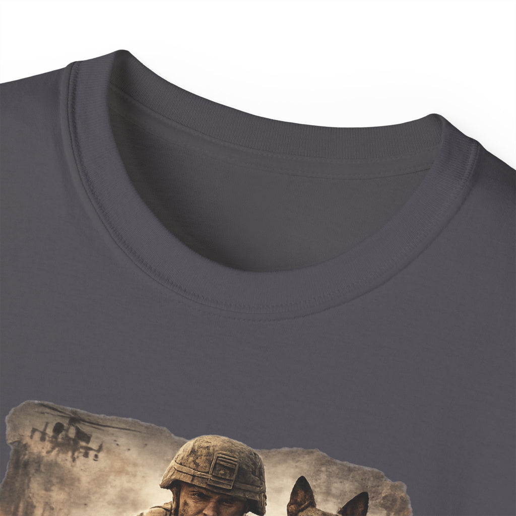 American Grit American Strong T-Shirt — Patriotic Military K9 Tee
