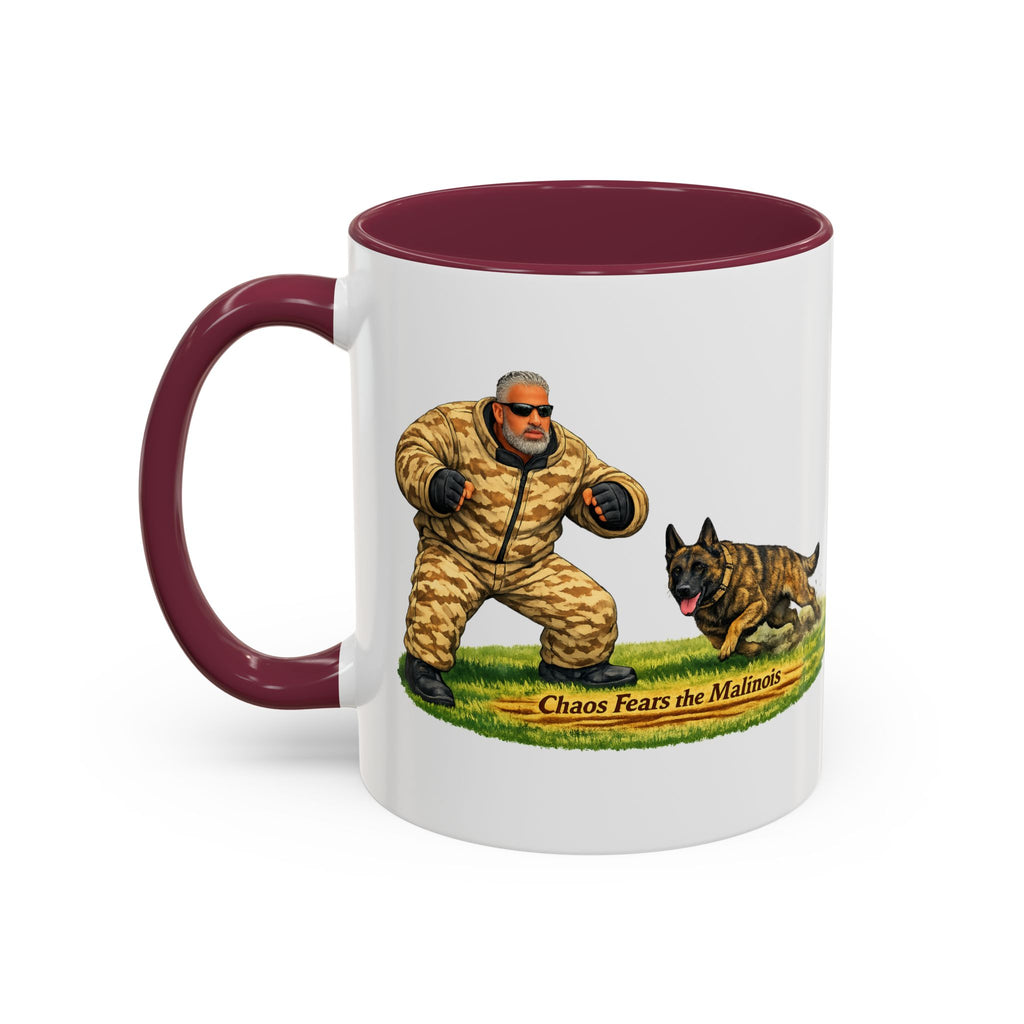 Belgian Malinois Coffee Mug — "Nothing Fears the Malinois" Dog Lover Gift (11oz/15oz)