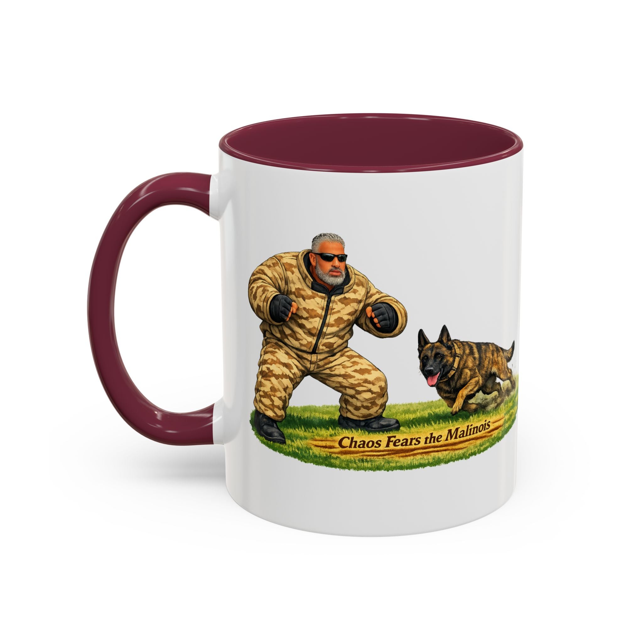 Belgian Malinois Coffee Mug — "Nothing Fears the Malinois" Dog Lover Gift (11oz/15oz)