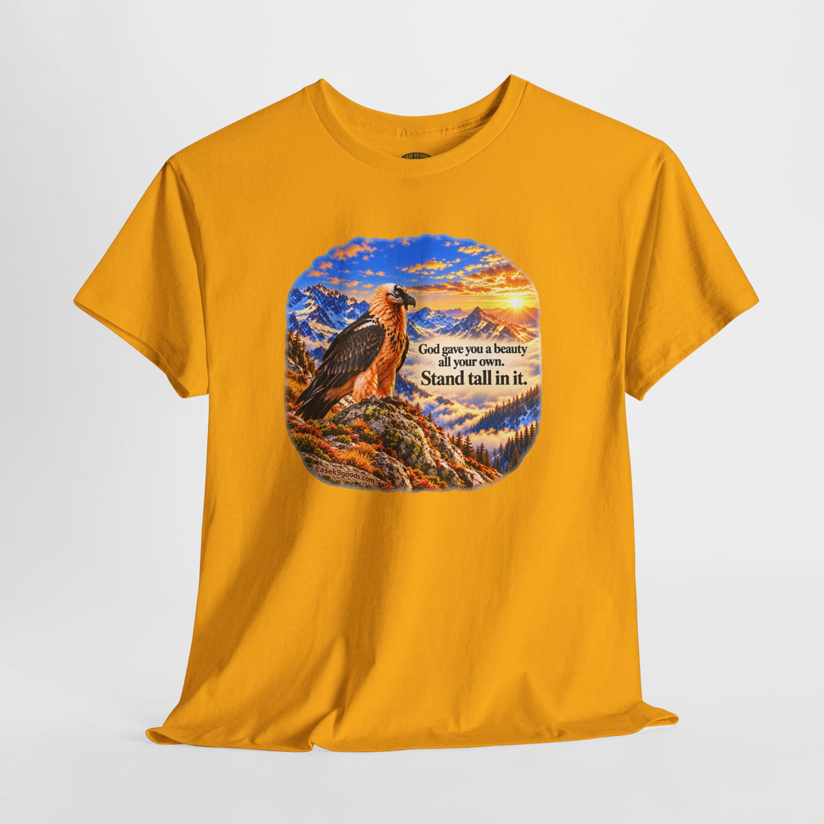 God Gives You a Beauty Eagle Nature Quote T-Shirt