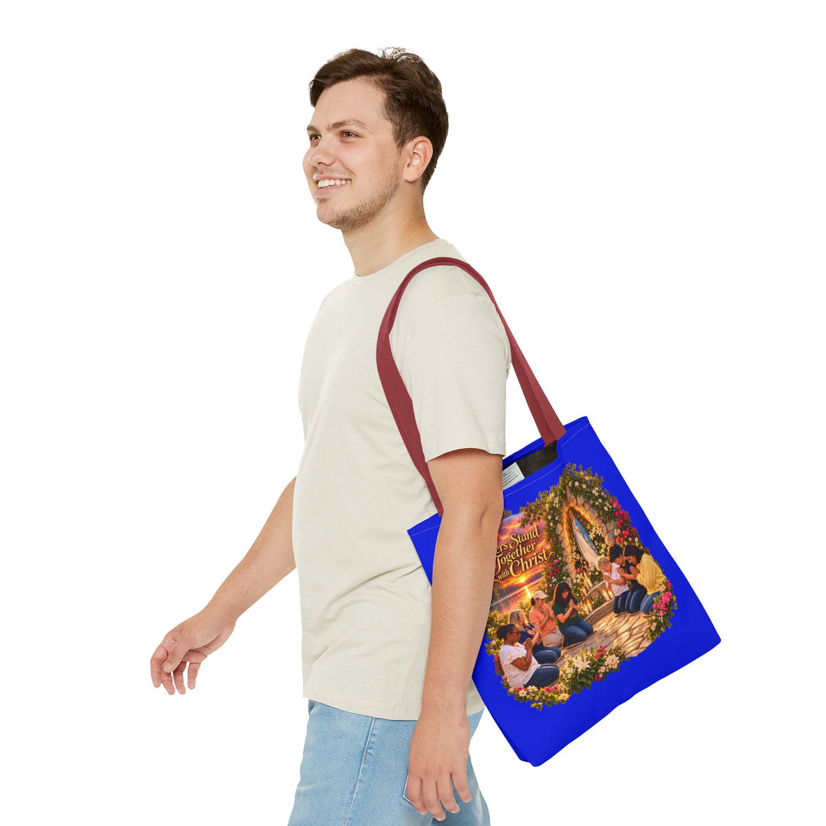 Sisters Standing Together in Christ Religious Christian Tote Bag