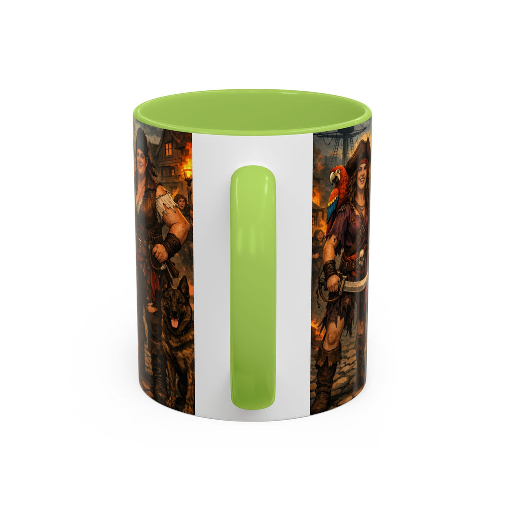 Pirate Family Coffee Mug — Fantasy Buccaneer Artwork 11/15oz