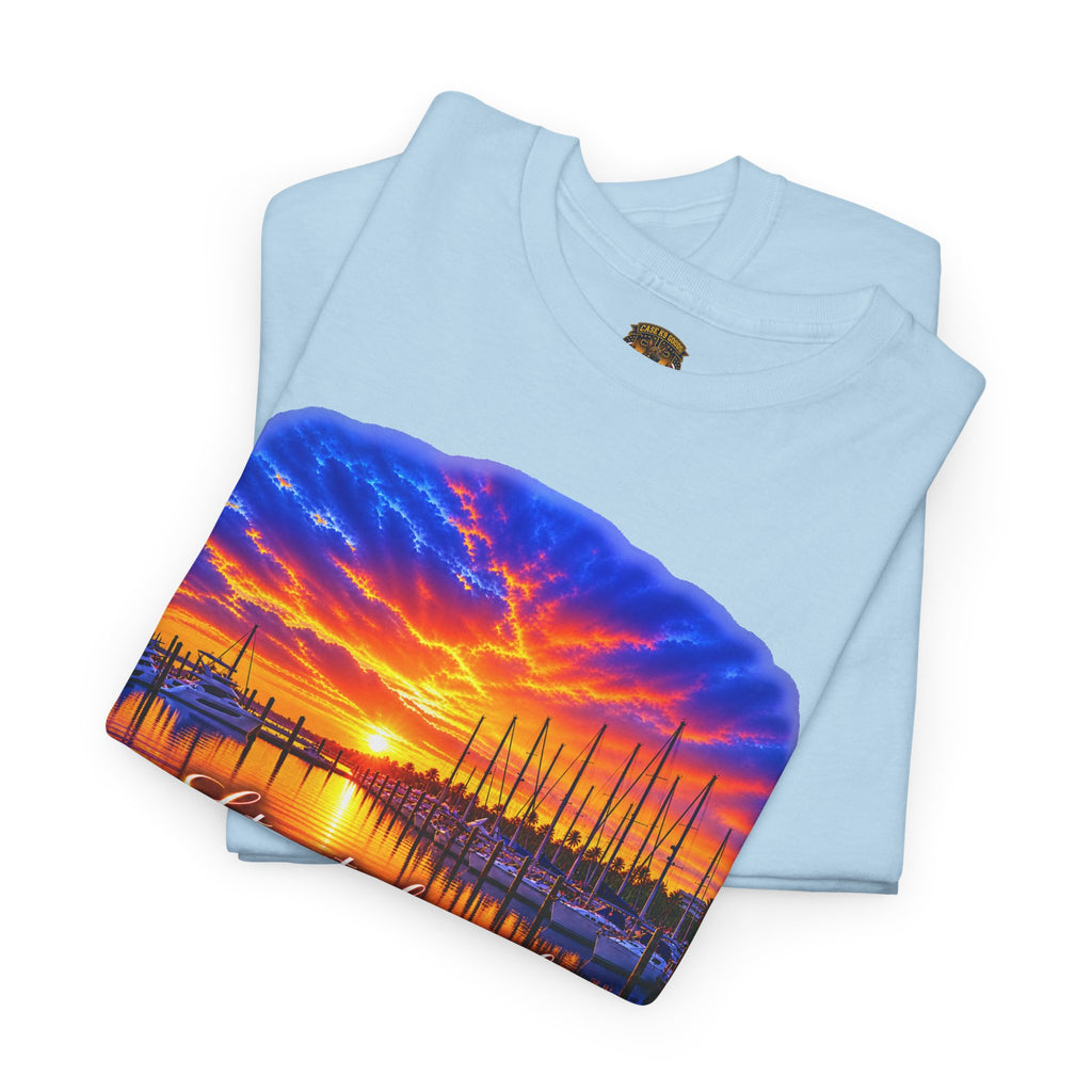 Sunset Harbor Inspirational Quote T-Shirt
