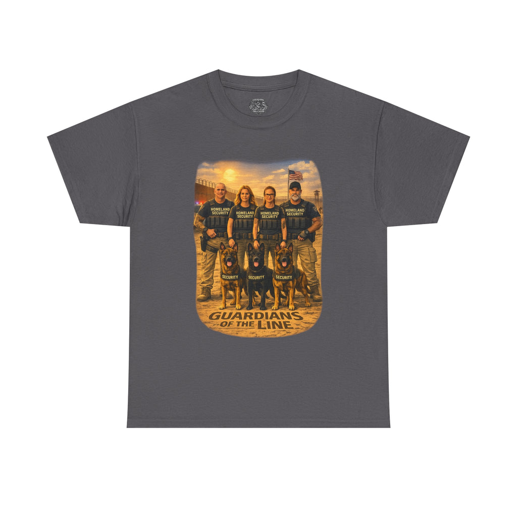 Guardians of the Line Tee – Vintage Military Tribute Graphic T-Shirt