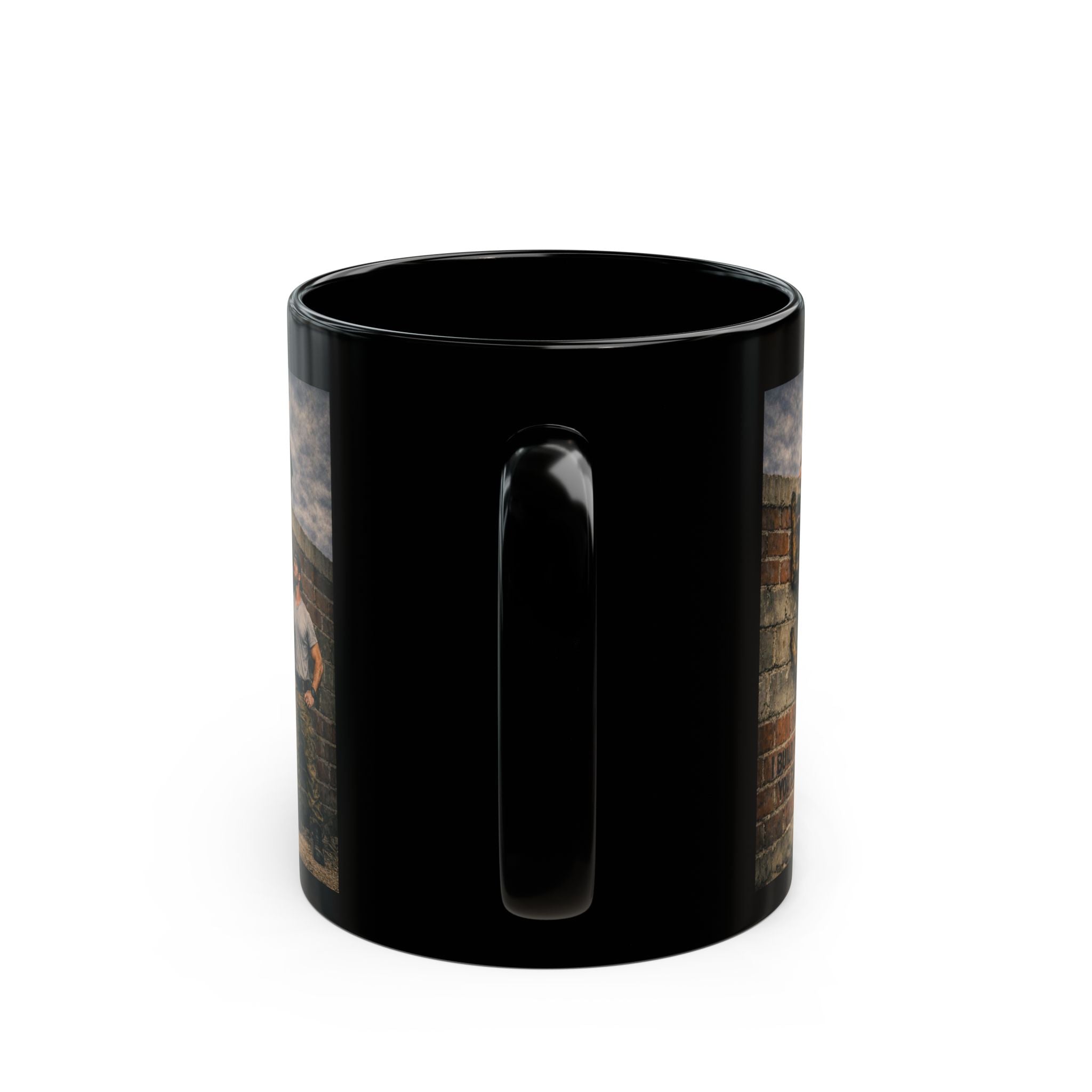 Military Training Mug – 'You Didn't Build the Monster, You Can't Put Him Down' Combat Camouflage Coffee Cup