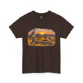 Desert Sunset Kestrels T-Shirt — Prairie Sunrise Hawk Pair Tee