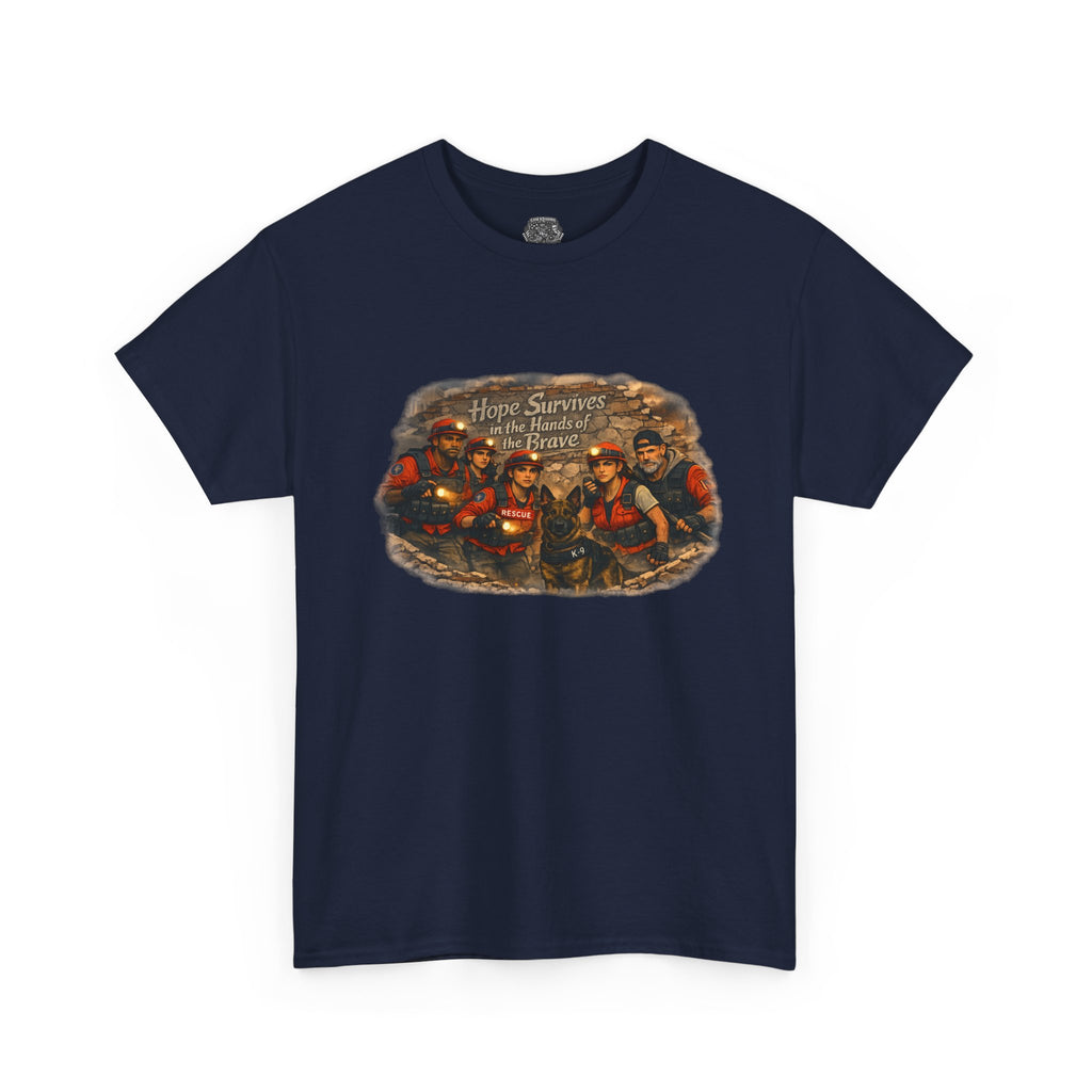 T-Shirt — Search Rescue teams Some Run to Danger Graphic