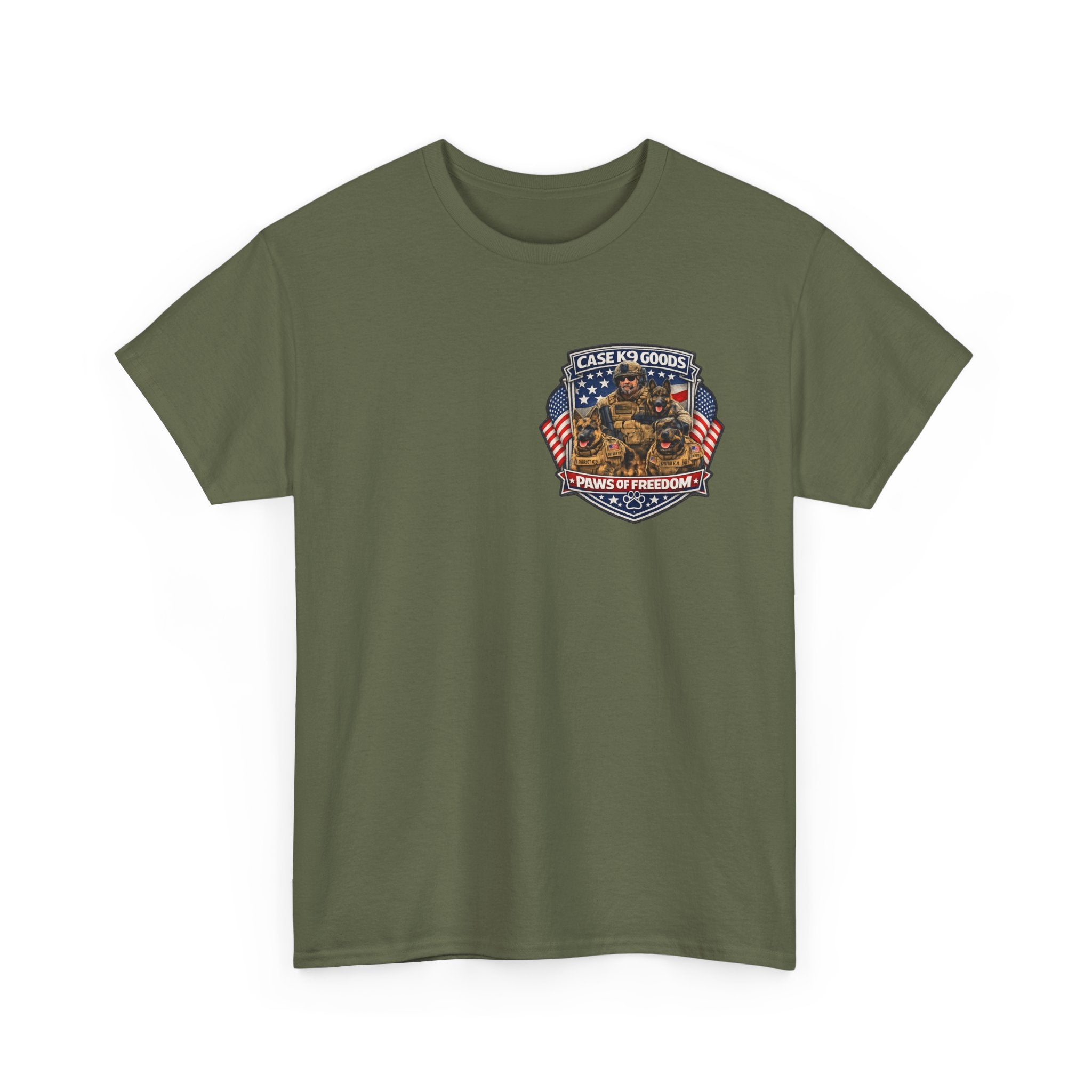 Police K9 Partner T-Shirt — "Side by Side Through Every Storm" Memorial Tee