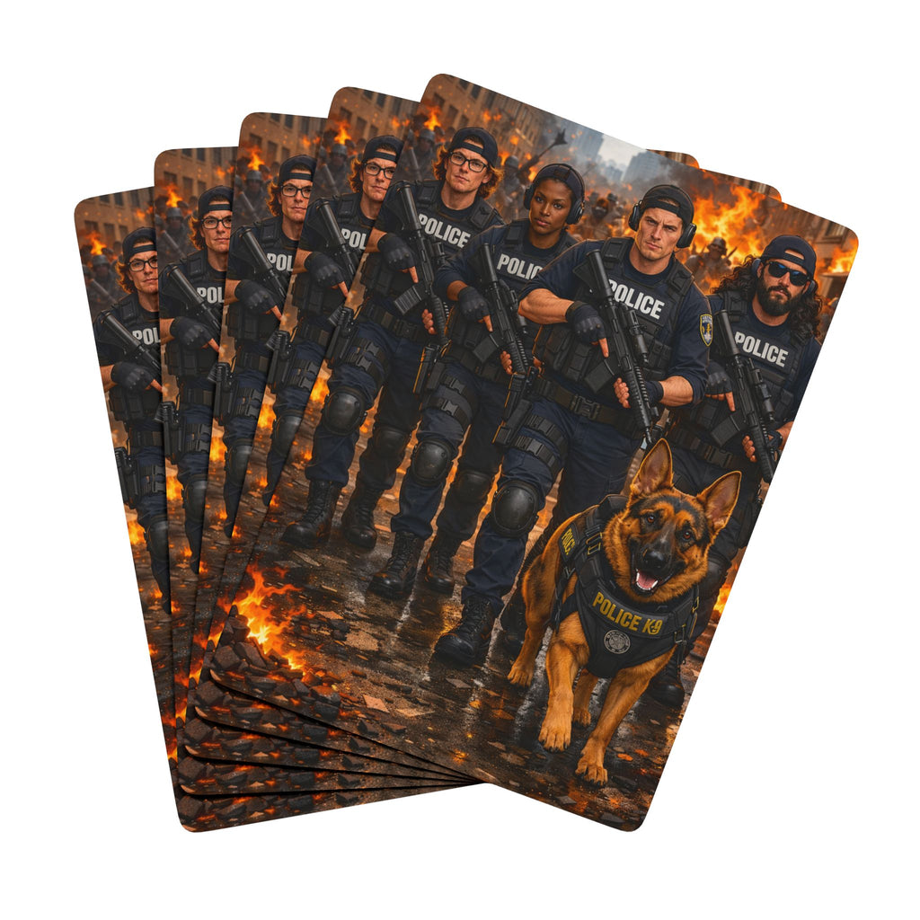 Police K9 Tactical Poker Playing Cards — Deck for Law Enforcement Fans