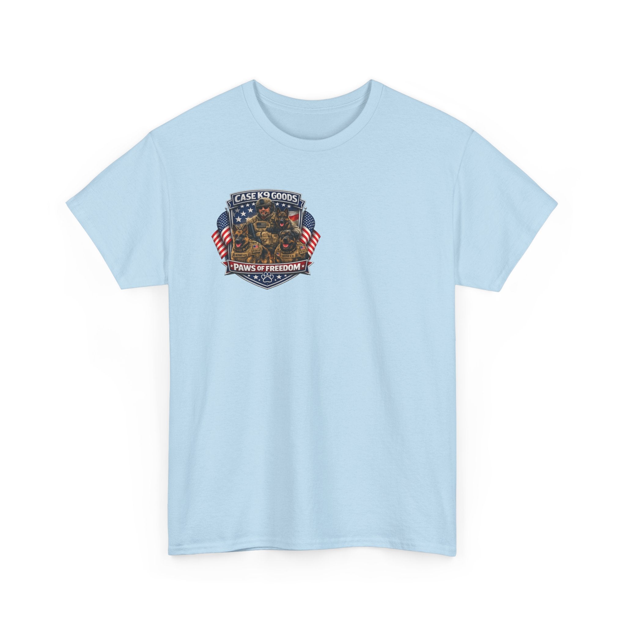 Equal in Valor T-Shirt — K9 Police Handler & Dog Tribute Tee