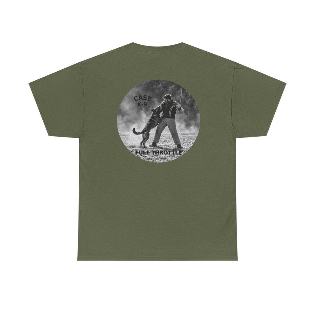K9 Handler Tee – CASE K-9 “Full Throttle” Vintage Dog Unit T-Shirt