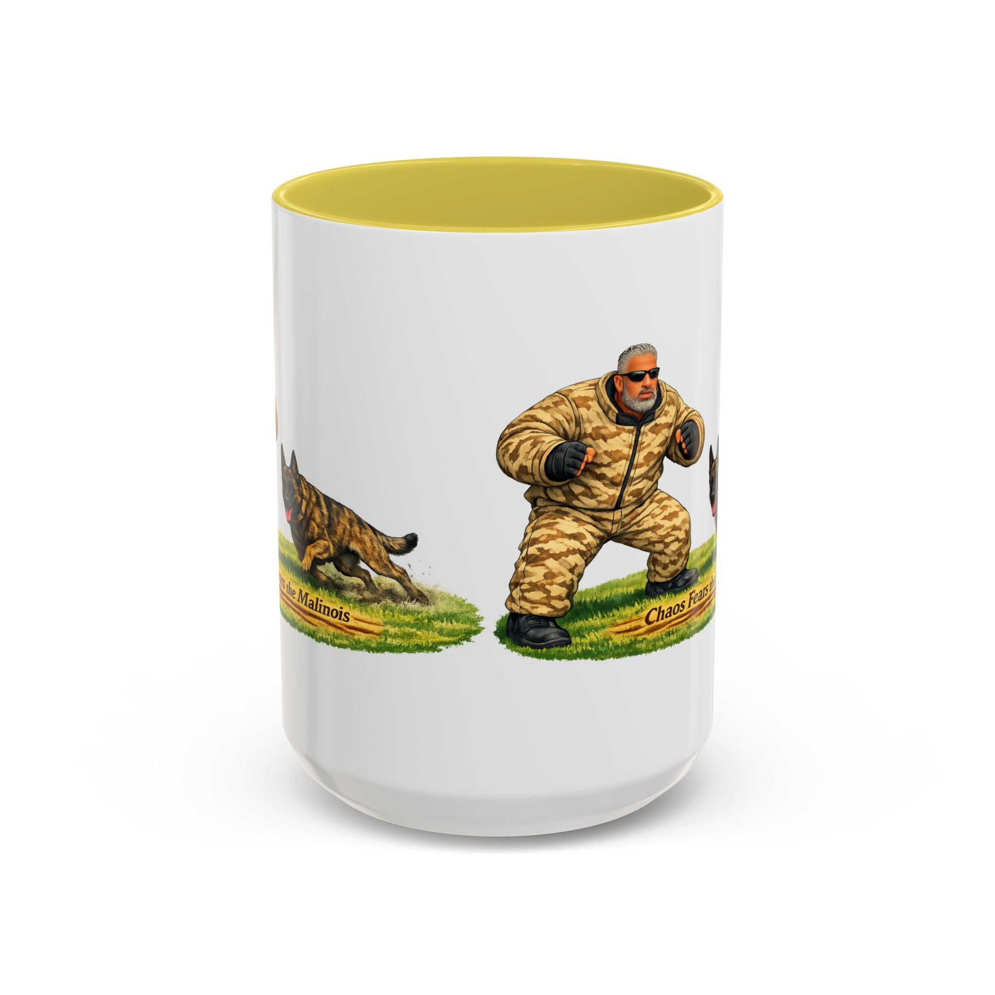 Belgian Malinois Coffee Mug — "Nothing Fears the Malinois" Dog Lover Gift (11oz/15oz)