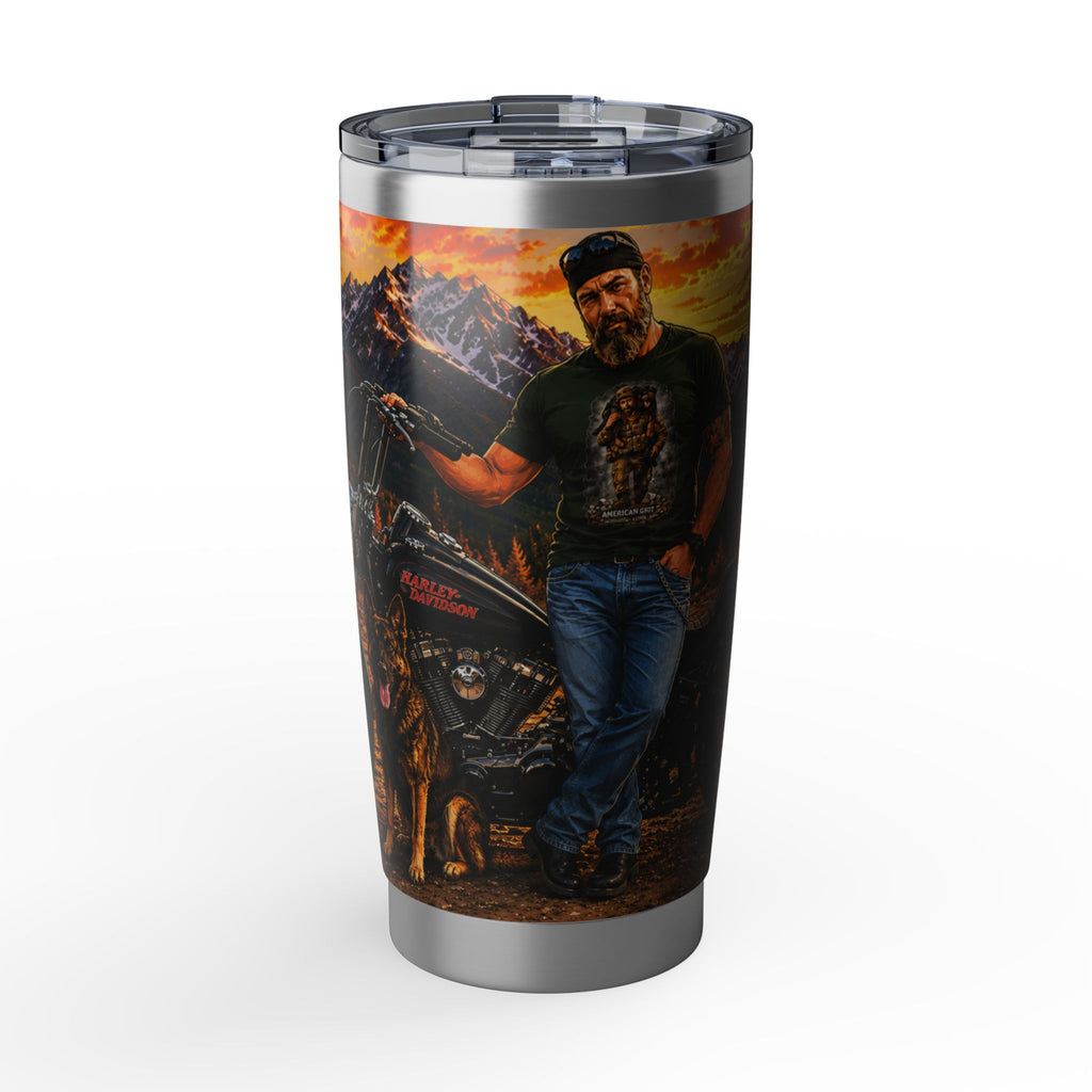 Vagabond 20oz Tumbler — Adventure Motorcycle K-9 Stainless Travel Mug