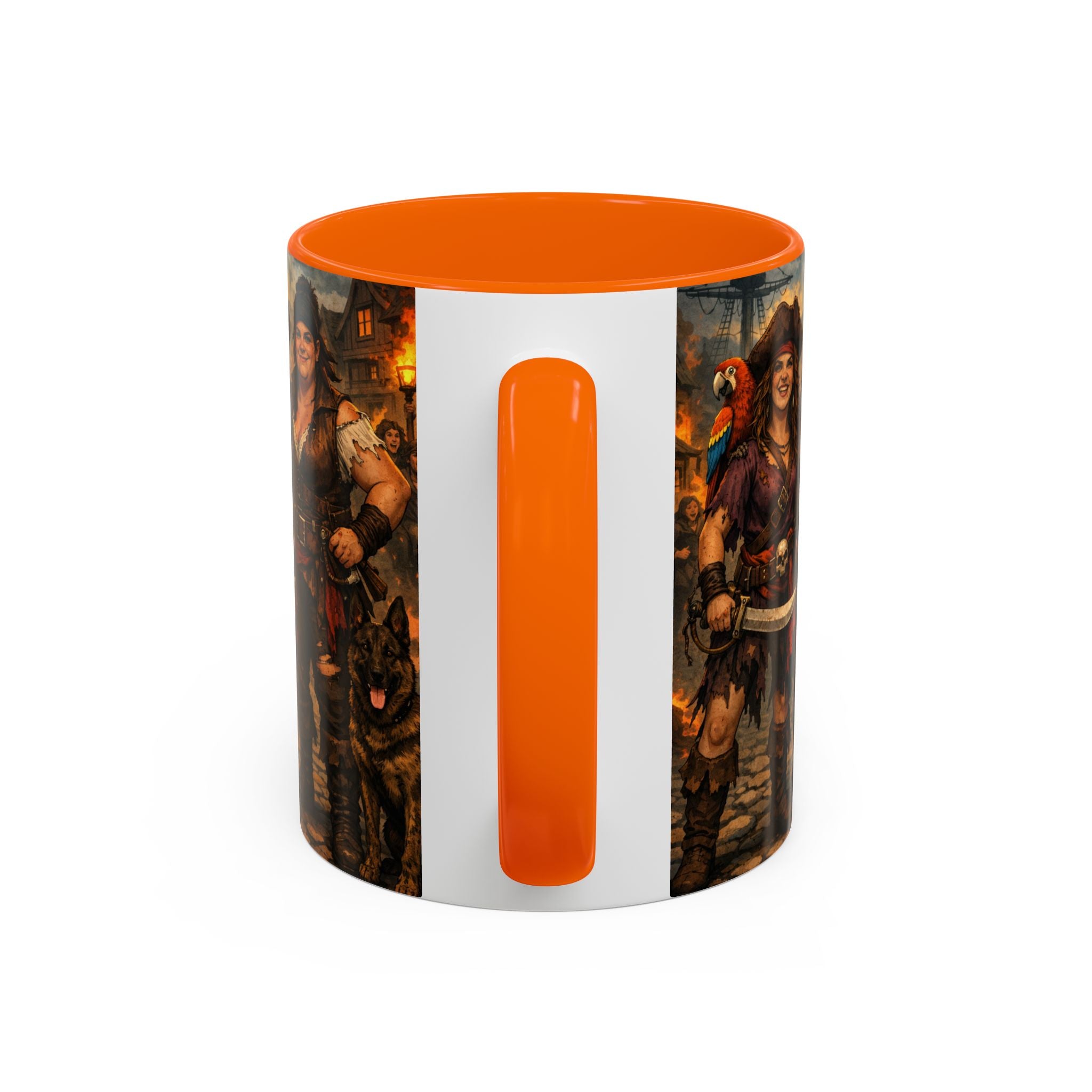 Pirate Family Coffee Mug — Fantasy Buccaneer Artwork 11/15oz