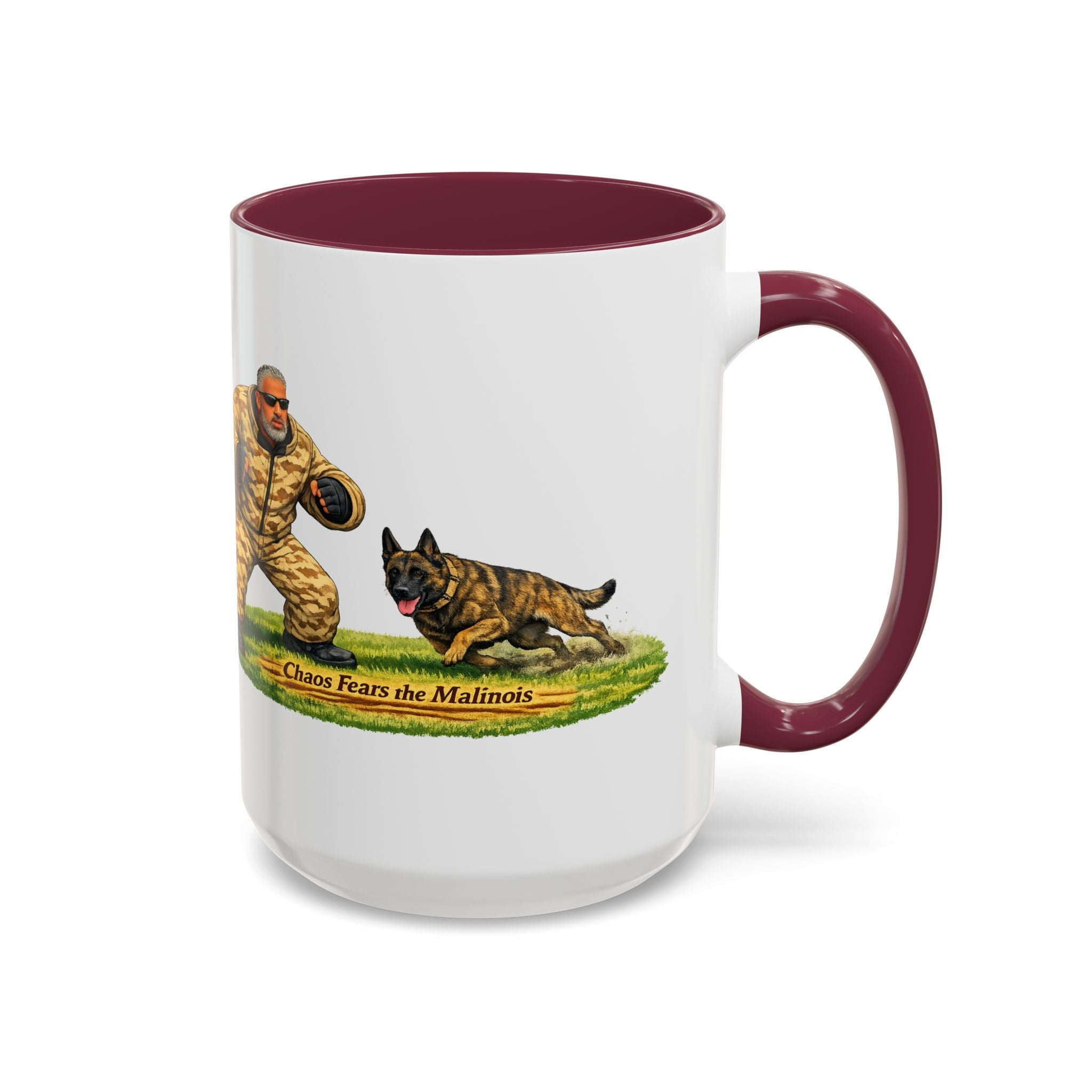Belgian Malinois Coffee Mug — "Nothing Fears the Malinois" Dog Lover Gift (11oz/15oz)