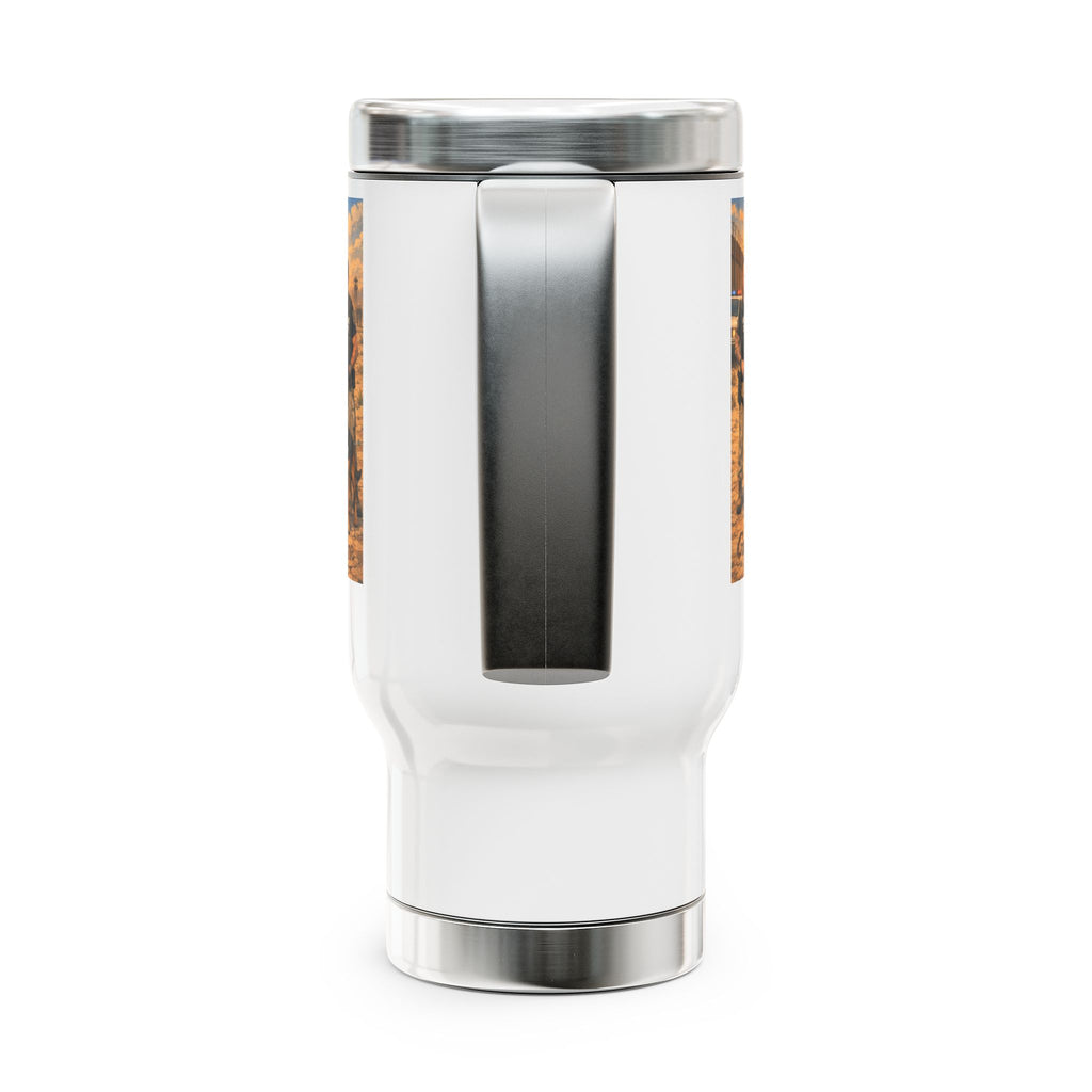 Guardians of the Line Travel Mug — K9 Police Officers Stainless Steel 14oz