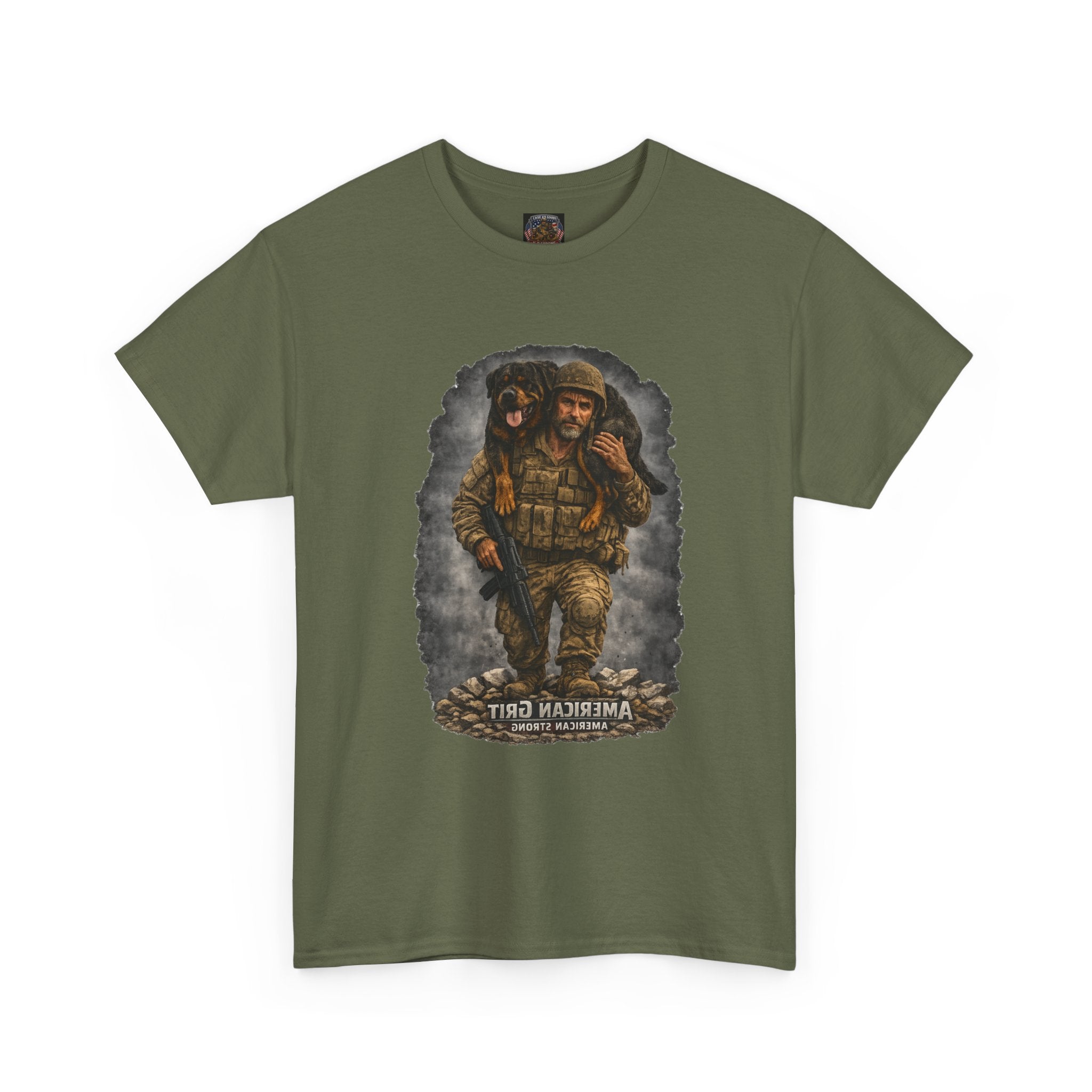 T-Shirt — Military K-9 Rescue Graphic Tee (Saving One Life)