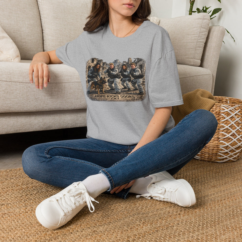 Military K-9 Team T-Shirt — Soldiers & Working Dog Squad Design