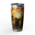 Dutch Shepherd Puppies Chasing Butterflies Vagabond Tumbler