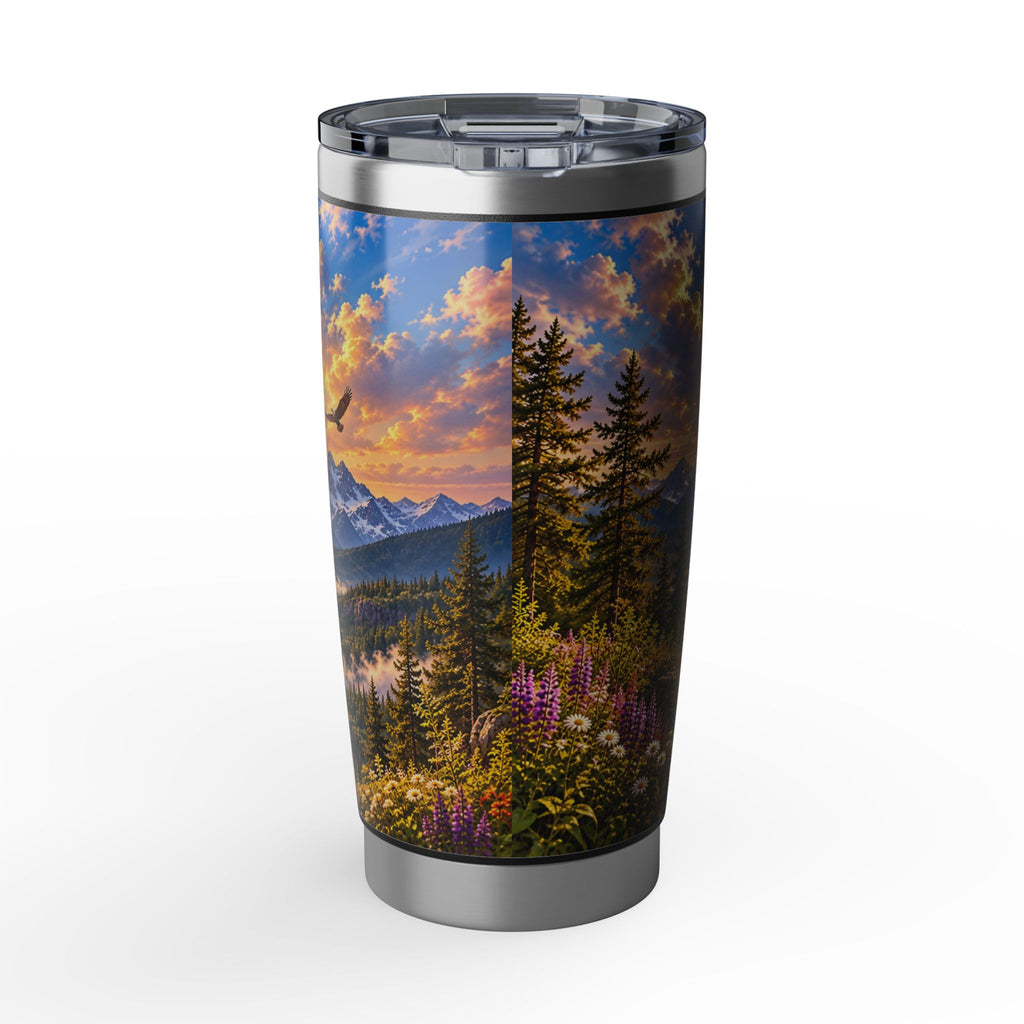 Psalm 139:5 Landscape Tumbler — Christian Inspirational Travel Mug