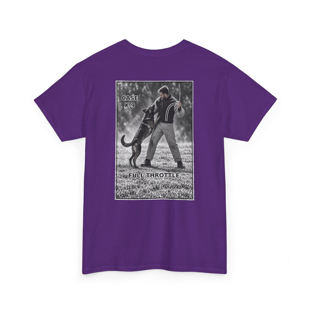 K9 Trainer Tee — 'Full Throttle' Police & Protection Dog Shirt