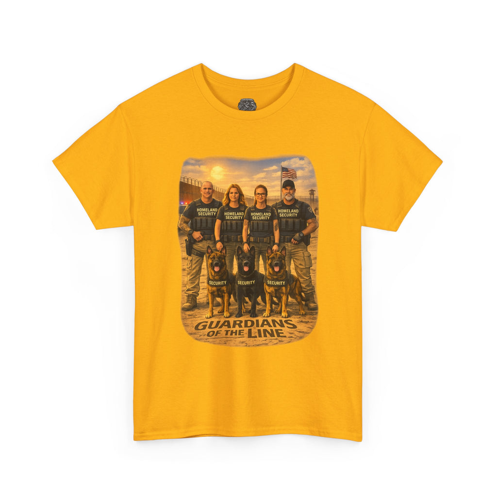 Guardians of the Line Tee – Vintage Military Tribute Graphic T-Shirt