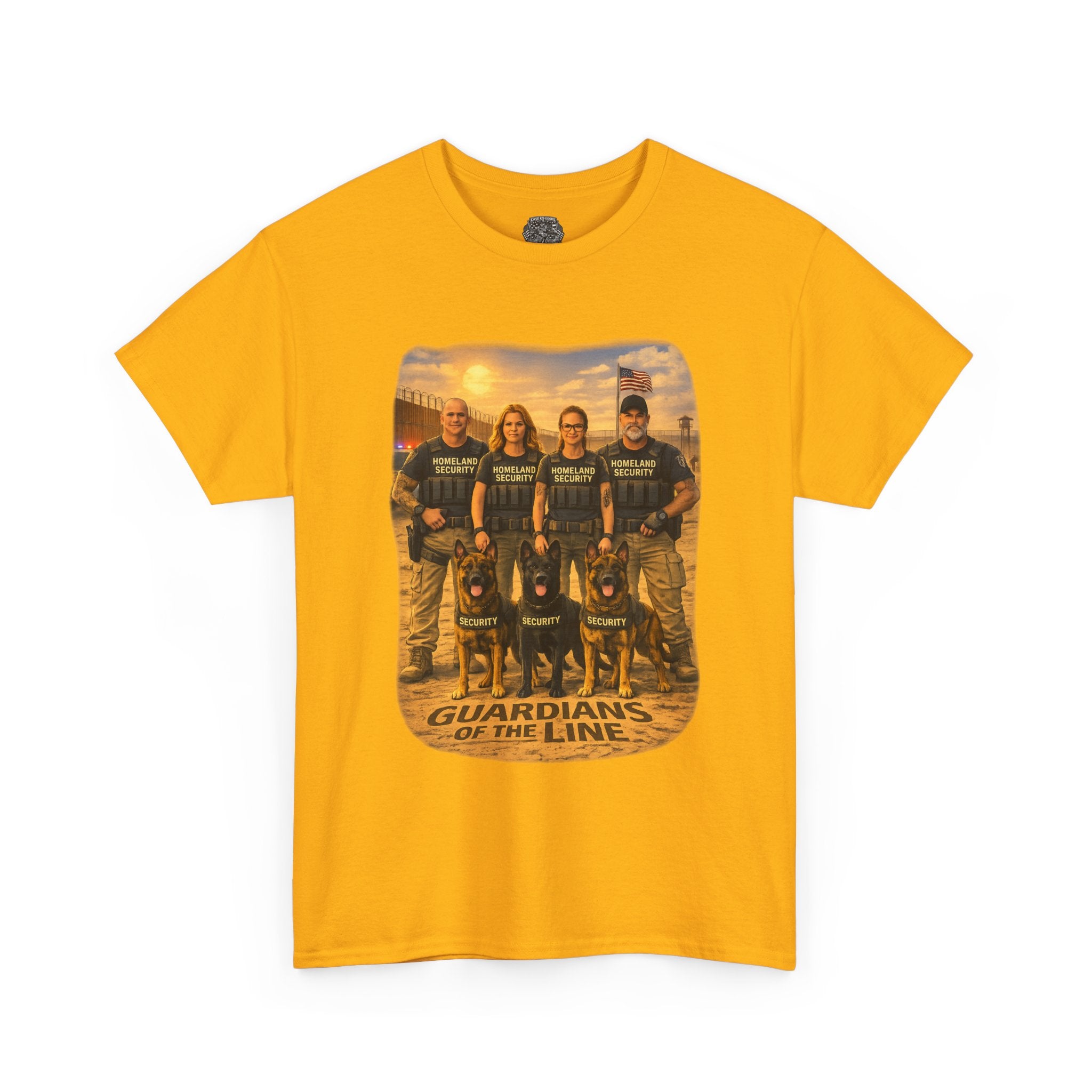 Guardians of the Line Tee – Vintage Military Tribute Graphic T-Shirt