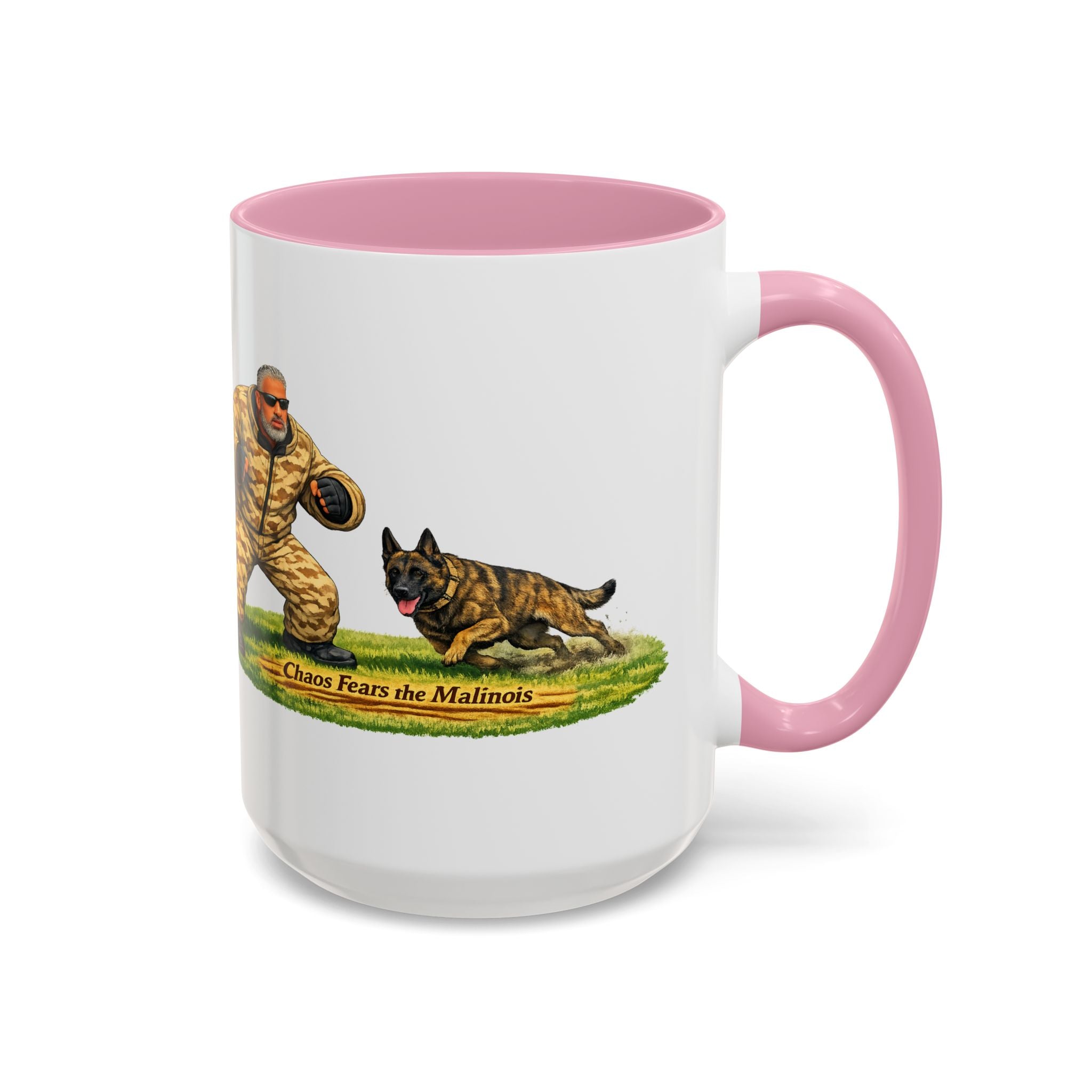 Belgian Malinois Coffee Mug — "Nothing Fears the Malinois" Dog Lover Gift (11oz/15oz)