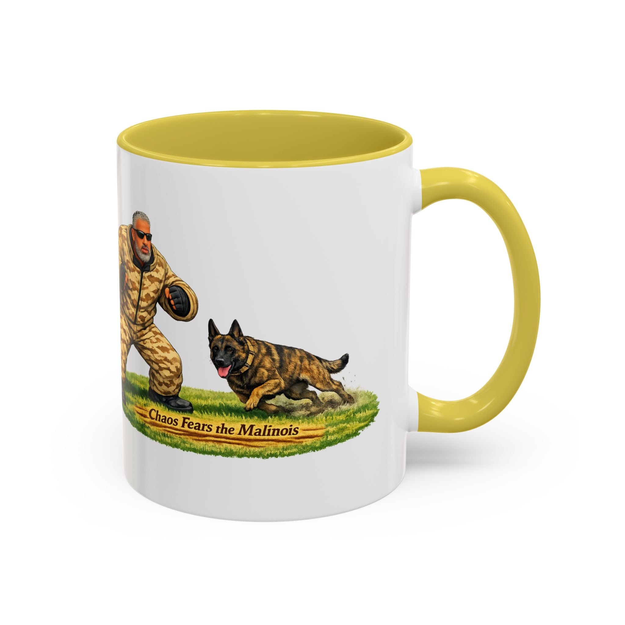 Belgian Malinois Coffee Mug — "Nothing Fears the Malinois" Dog Lover Gift (11oz/15oz)