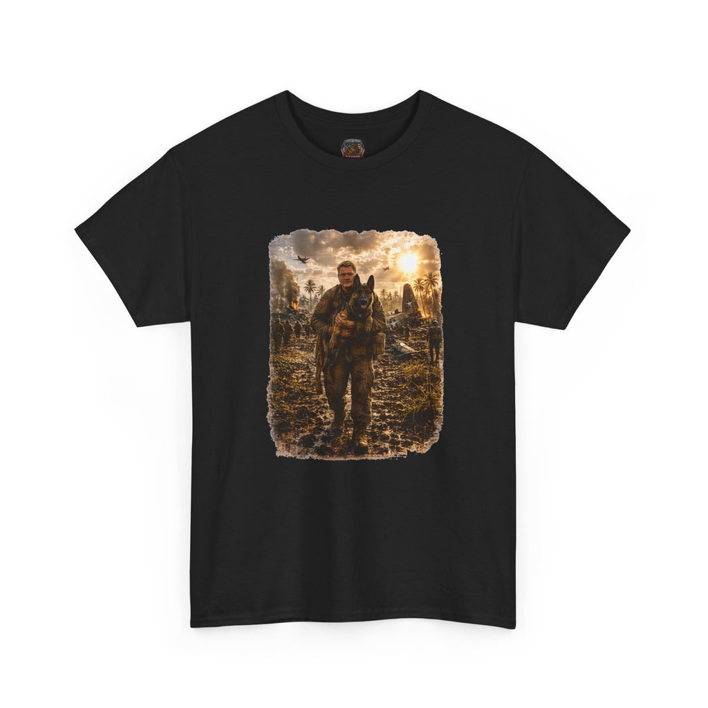 Post-Apocalyptic Survivor Tee — Walking Through Ruins Graphic T-Shirt