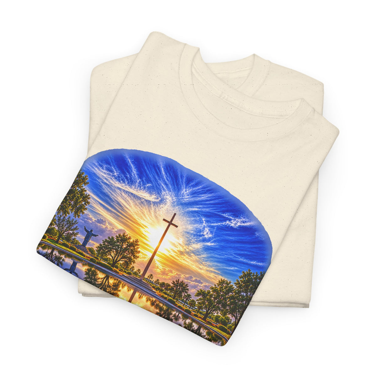 Christian Inspirational Cross Reflection Faith T-Shirt