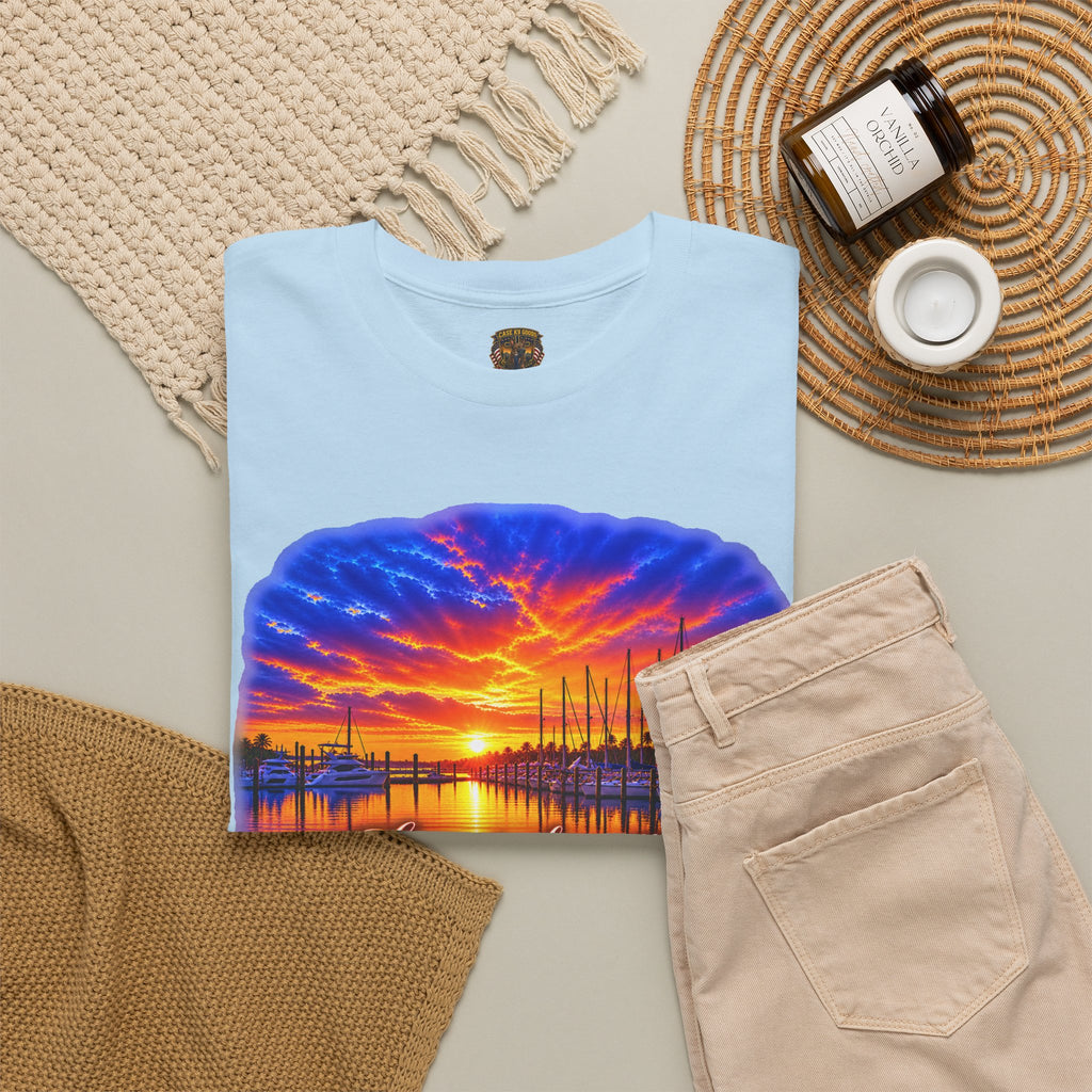 Sunset Harbor Inspirational Quote T-Shirt