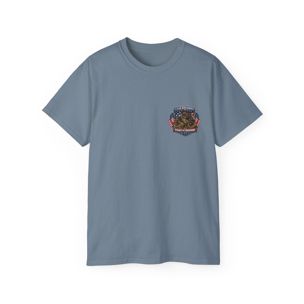 Police K9 Unit Tee — Back Graphic Patrol Officers & German Shepherd Design