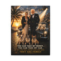 Personalized Dog Lover Canvas Print — "You Can Take My Money…You Can Take My Car…But You Will Never Take Our Dogs"