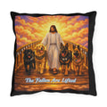Christian Memorial Outdoor Pillow – “The Fallen Are Lifted” K-9 Tribute