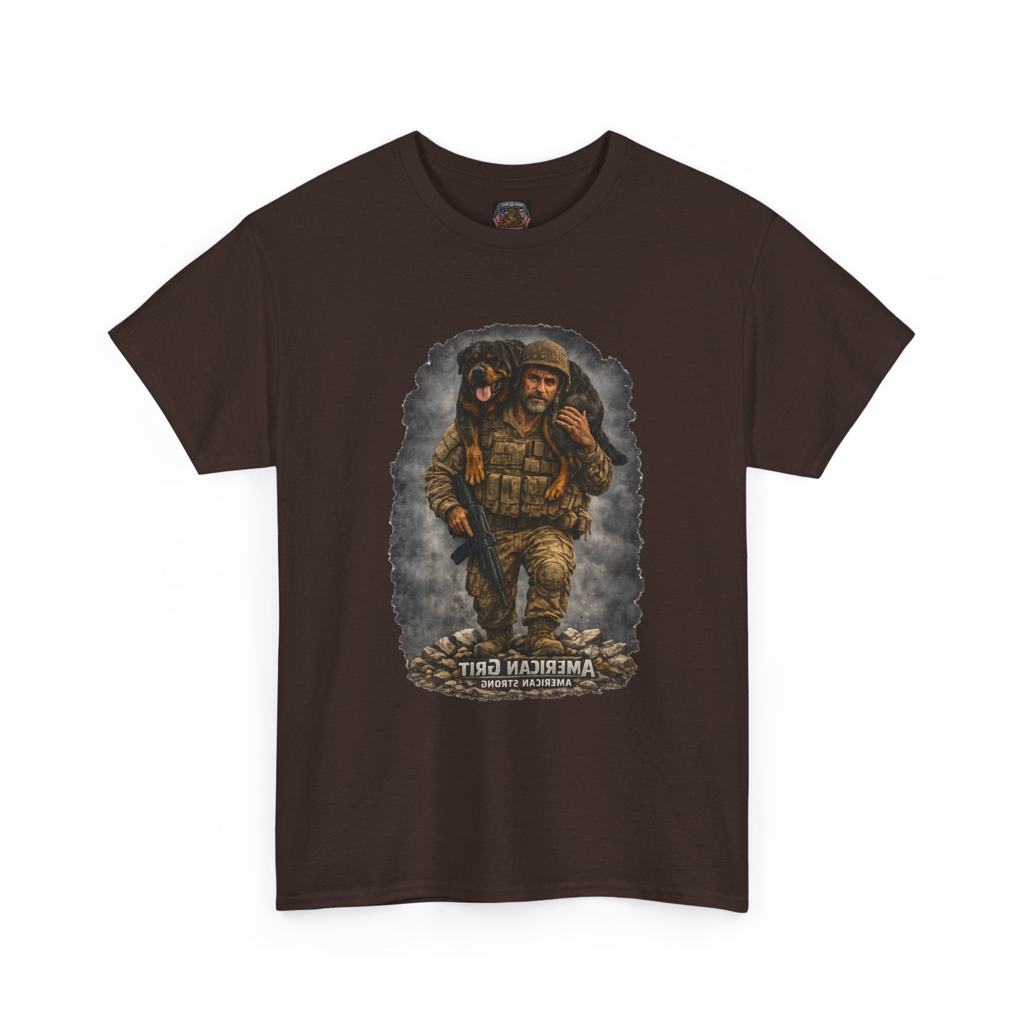 T-Shirt — Military K-9 Rescue Graphic Tee (Saving One Life)