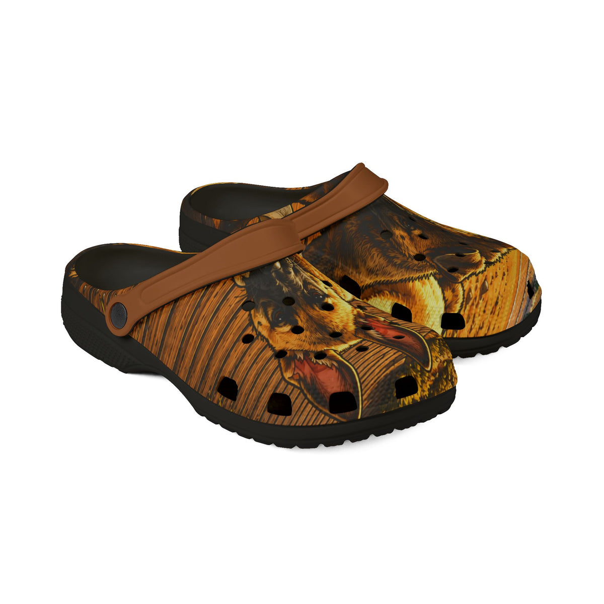 Malinois Puppies Print Clog Shoes — Shepherd  Pattern EVA Foam Slip-Ons