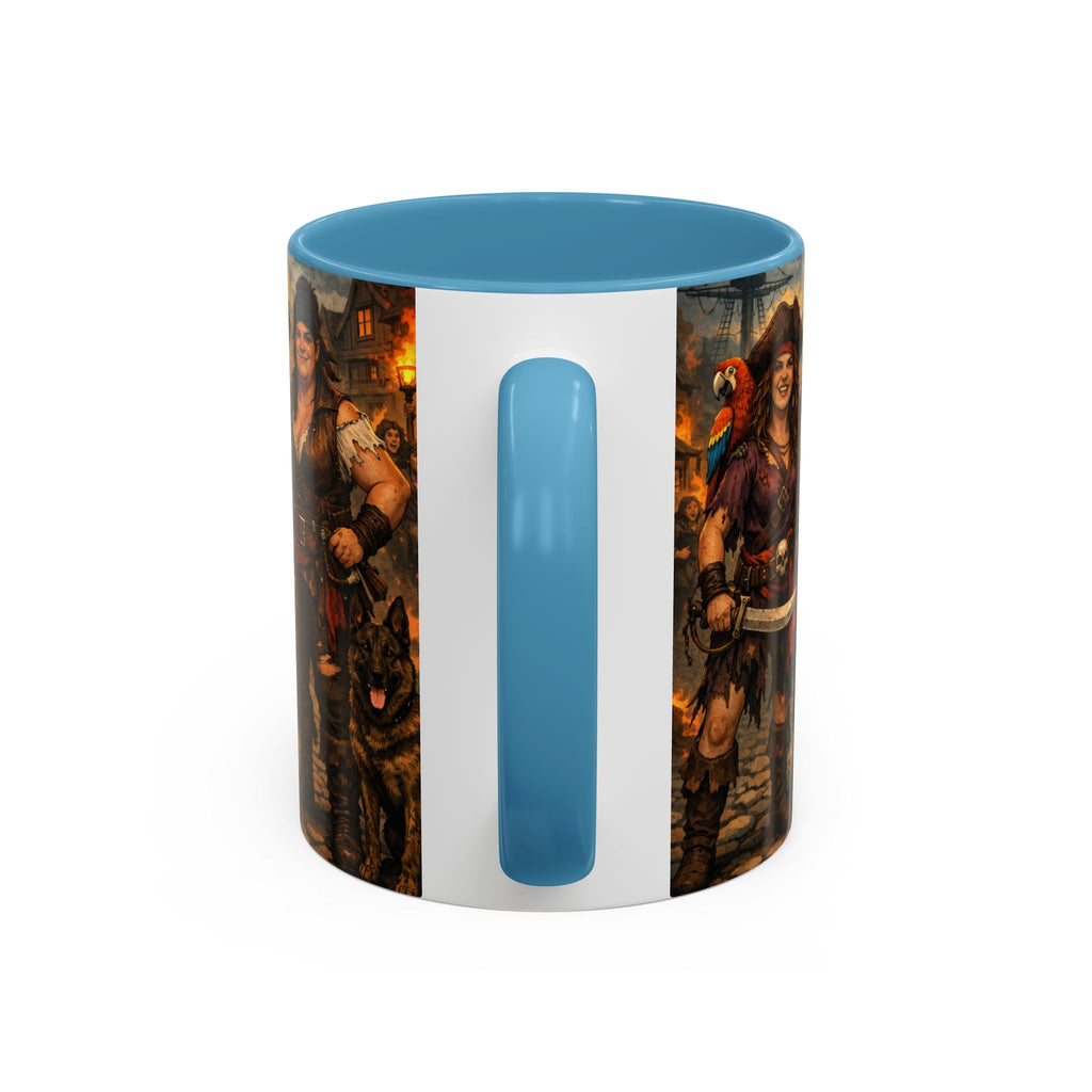 Pirate Family Coffee Mug — Fantasy Buccaneer Artwork 11/15oz