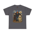 Say That Again Tee — Tough Biker With Rottweiler & Retriever Graphic T-Shirt