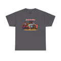 Beach Crew Graphic Tee — "Living Beach Town" Vintage Surf Crew T-Shirt
