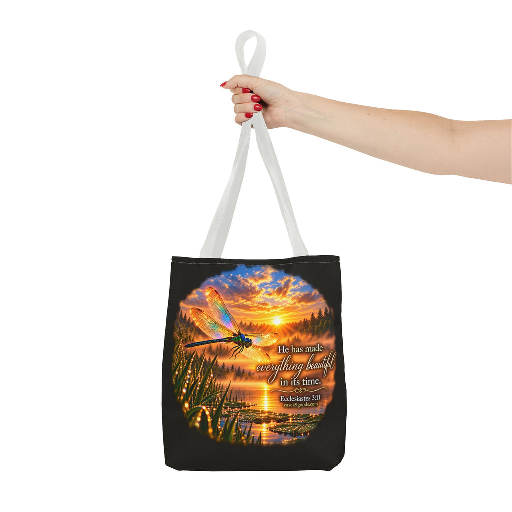 He Has Made Everything Beautiful Tote Bag – Inspirational Nature Sunset Design