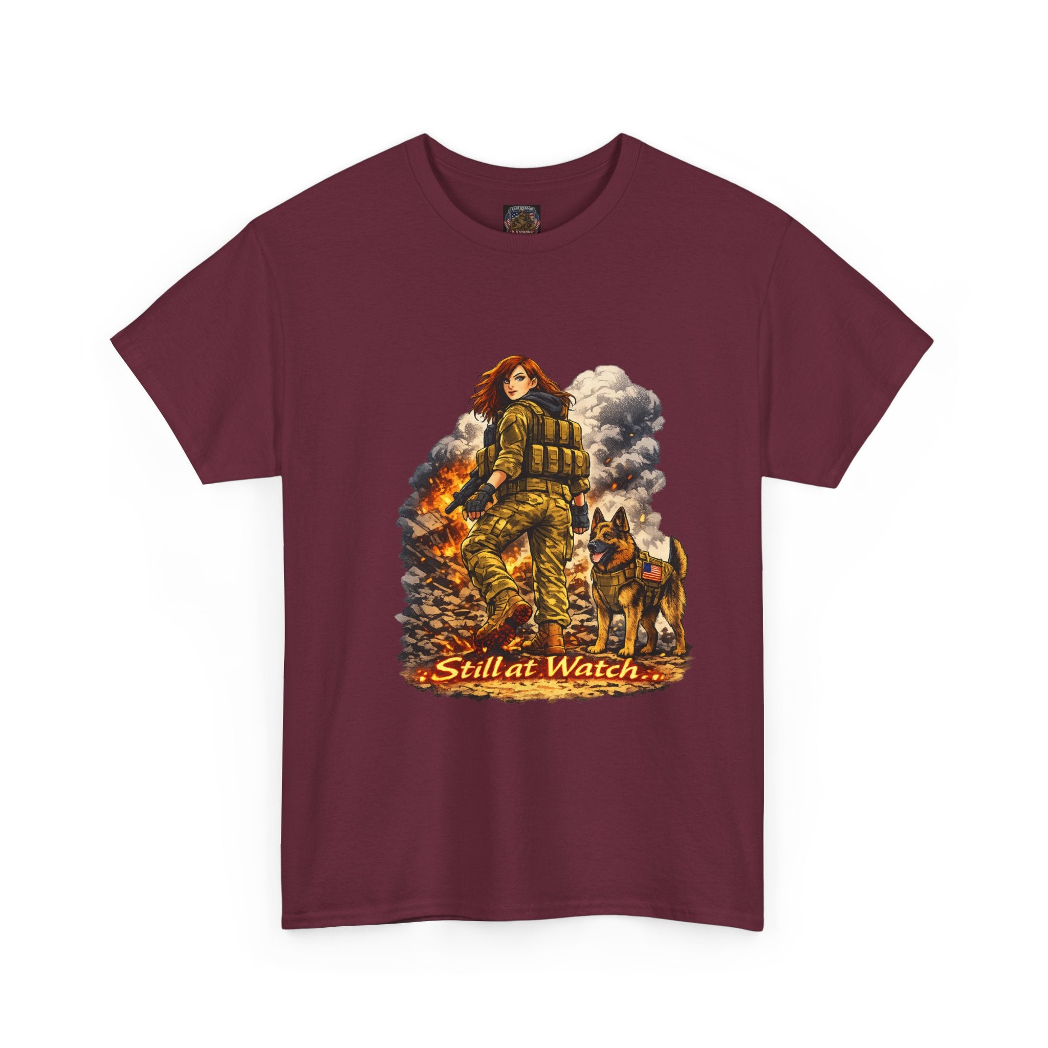 Still At Watch Guard & K9 T-Shirt