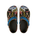Floral Boston Terrier EVA Clogs — Comfortable Garden Slip-On Shoes