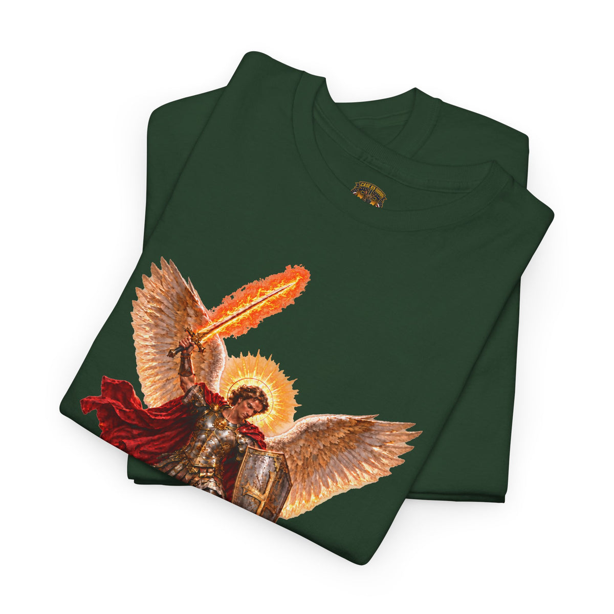 Archangel Michael T-Shirt — Saint Michael Save Us in Battle Graphic Tee