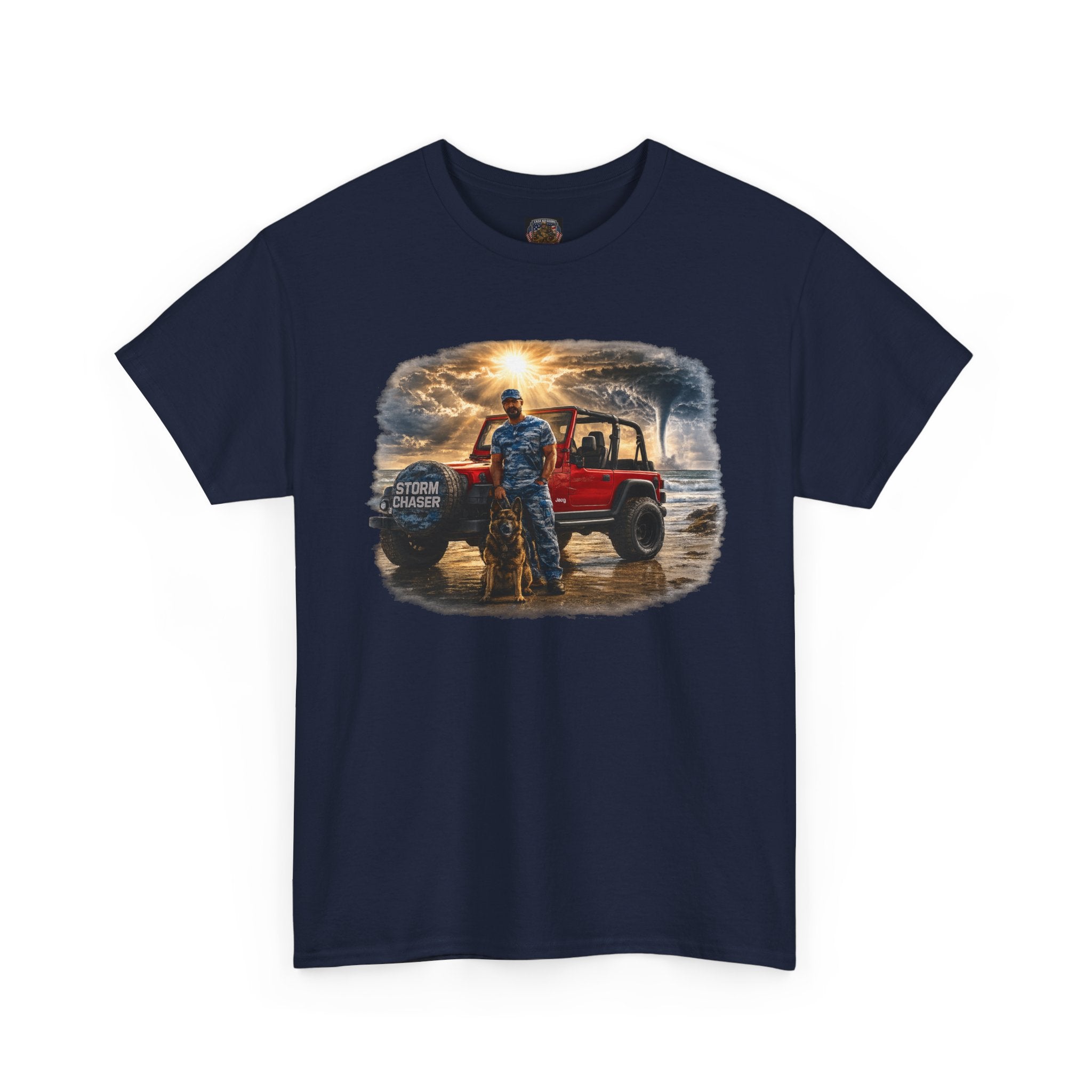 Storm Chaser Sunset T-Shirt — Off-Road Camping Adventure Graphic Tee